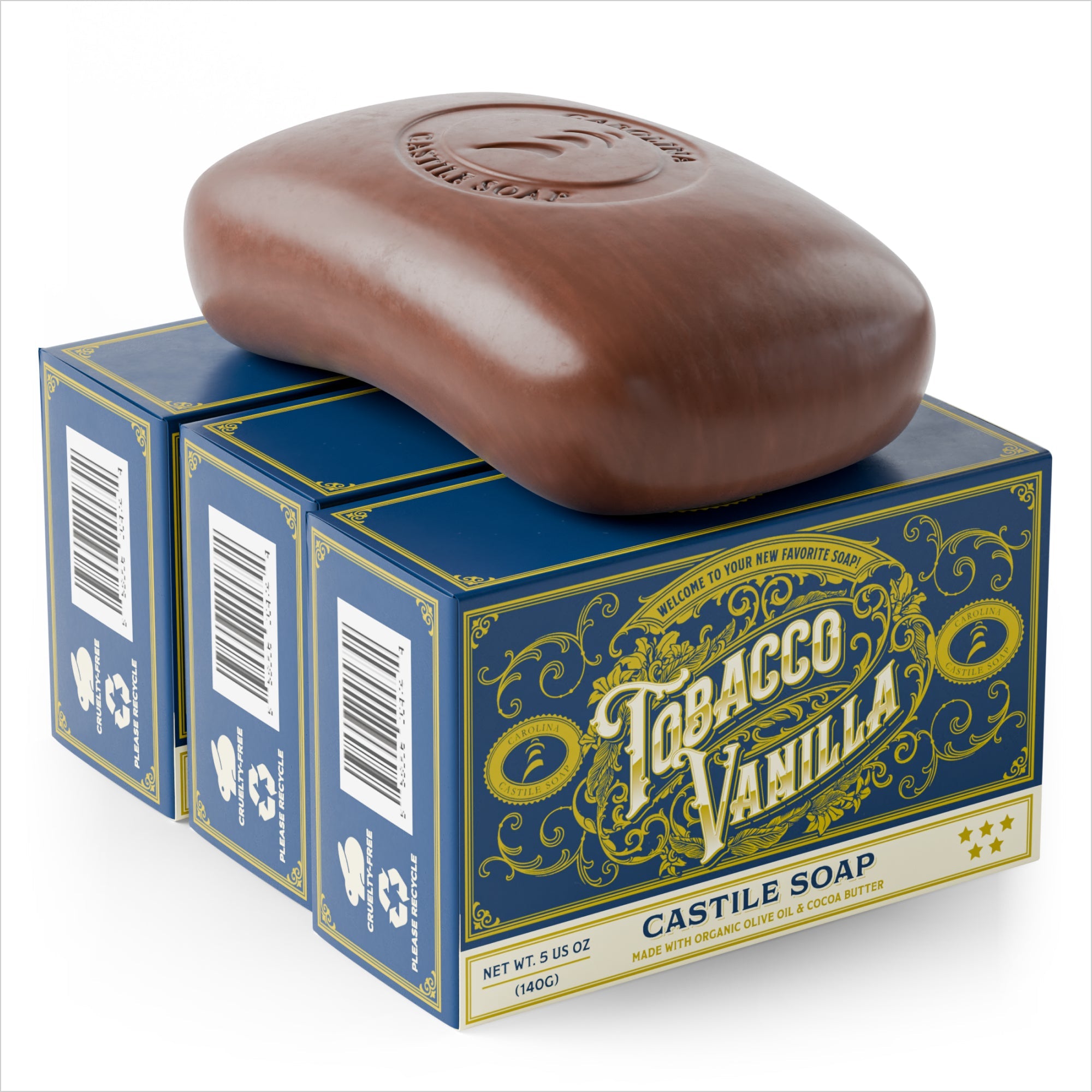 Castile Bar Soap - Tobacco Vanilla